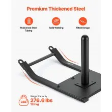 Weight Power Pull Push Sled Workout Fitness Strength Speed Training Sled Black