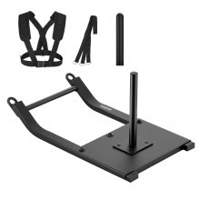 Weight Power Pull Push Sled Workout Fitness Strength Speed Training Sled Black