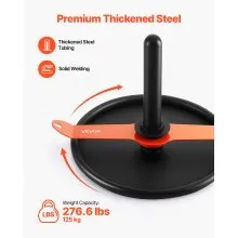 Weight Power Pull Push Sled Workout Fitness Strength Training Sled Orange Black
