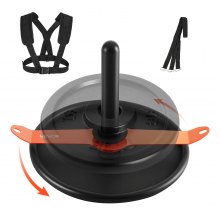 Weight Power Pull Push Sled Workout Fitness Strength Training Sled Orange Black