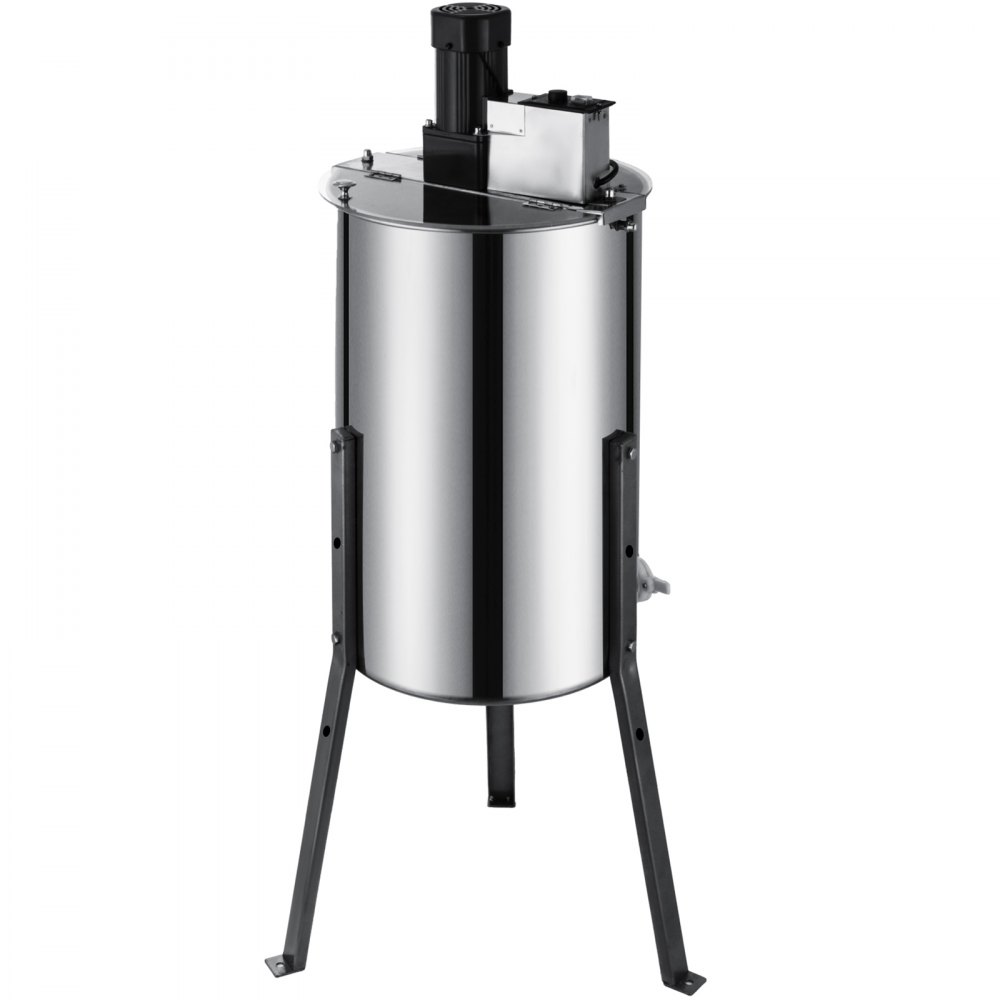 VEVOR Extractor de miel eléctrico, separador, Extractor de abejas de 2 marcos, manivela giratoria de panal de acero inoxidable. Equipo centrífugo para apiario de extracción apícola