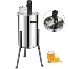 Vevor Brand New Large Two 2  Frame Stainless Steel  Electric Honey Extractor