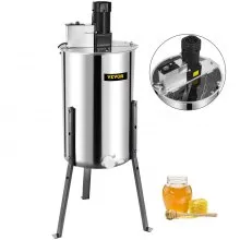 Vevor Brand New Large Two 2  Frame Stainless Steel  Electric Honey Extractor