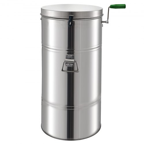 VEVOR Honey Extractor Bee Honey Extractor Manual Honeycomb Spinner 2 Two Frame Stainless Steel Beekeeping Accessory (2 Frame Honey Extractor)