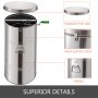 VEVOR Honey Extractor Bee Honey Extractor Manual Honeycomb Spinner 2 Two Frame Stainless Steel Beekeeping Accessory (2 Frame Honey Extractor)
