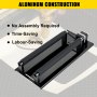VEVOR Rotary Axis Attachment, 4 Wheels Laser Rotary Attachment, 42 Stepper Motor Laser Cutter Rotary, 50 mm -400 mm Laser Rotary Axis for Engraving Cutting Machine Spherical Carving Cylinder Carving