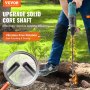 VEVOR Auger Drill Bit for Planting, 1.6 x 16.5 inch Garden Auger Drill Bit, Spiral Drill Bit for Bulbs Planting & Holes Digging, 3/8" Hex Drive Drill