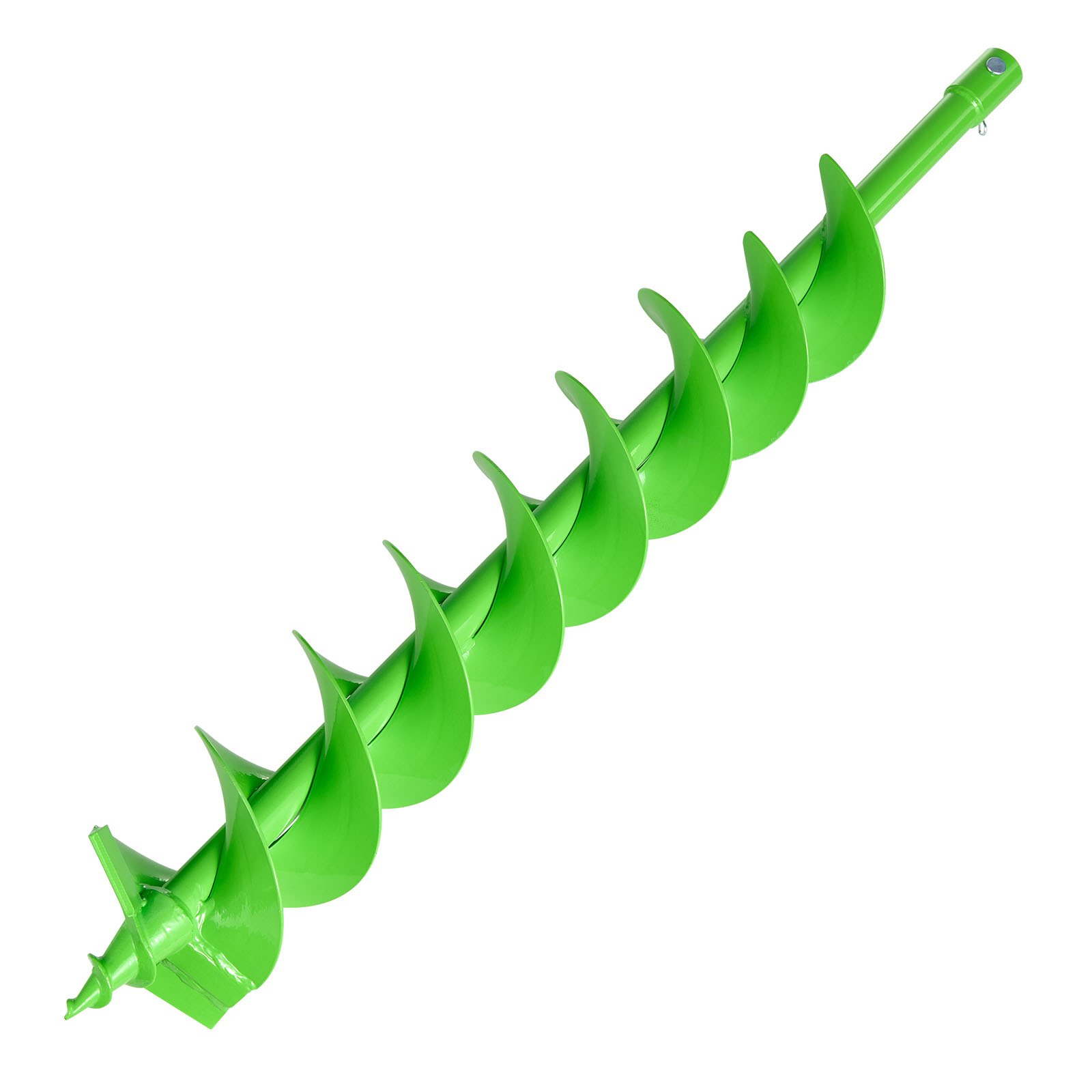 VEVOR Auger Drill Bit for Planting, 100 x 790 mm Spiral Drill Bit, Compatible with 20mm ID Drive Drills, Heavy Duty Bulb Planter Tool, Post Hole Drilling Attachments for Garden Digger Fence