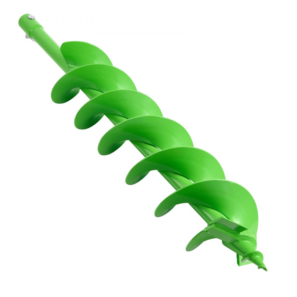 VEVOR Auger Drill Bit for Planting, 150 x 800 mm Spiral Drill Bit, Compatible with 20mm ID Drive Drills, Heavy Duty Bulb Planter Tool, Post Hole Drilling Attachments for Garden Digger Fence