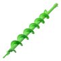 VEVOR Auger Drill Bit for Planting, 60 x 800 mm Spiral Drill Bit, Compatible with 20mm ID Drive Drills, Heavy Duty Bulb Planter Tool, Post Hole Drilling Attachments for Garden Digger Fence