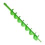VEVOR Auger Drill Bit for Planting, 60 x 800 mm Spiral Drill Bit, Compatible with 20mm ID Drive Drills, Heavy Duty Bulb Planter Tool, Post Hole Drilling Attachments for Garden Digger Fence
