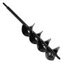 VEVOR Auger Drill Bit for Planting, Ø3.15" × 16.1" Spiral Drill Bit, for 3/8'' Hex Drive Drills, Heavy Duty Bulb Planter Tool, Hole Drilling Attachments for Garden Post Hole Digger Fence Digging