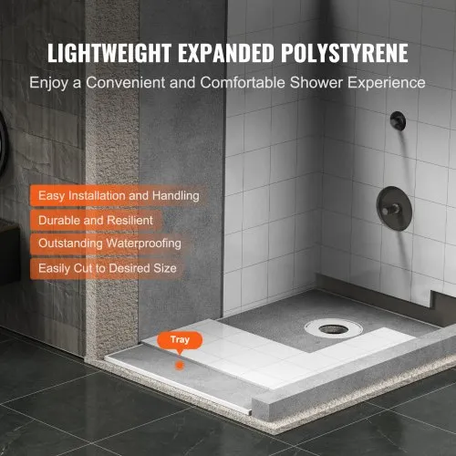 Dušipõhja paigalduskomplekt 1524 x 965 mm, nihkes trapp — pilt 4
