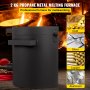 VEVOR Propane Melting Furnace 2KG, 2462°F, Metal Foundry Furnace Kit with Graphite Crucible and Tongs, Casting Melting Smelting Refining Precious Metals Like Gold Silver Aluminum Copper Brass Bronze