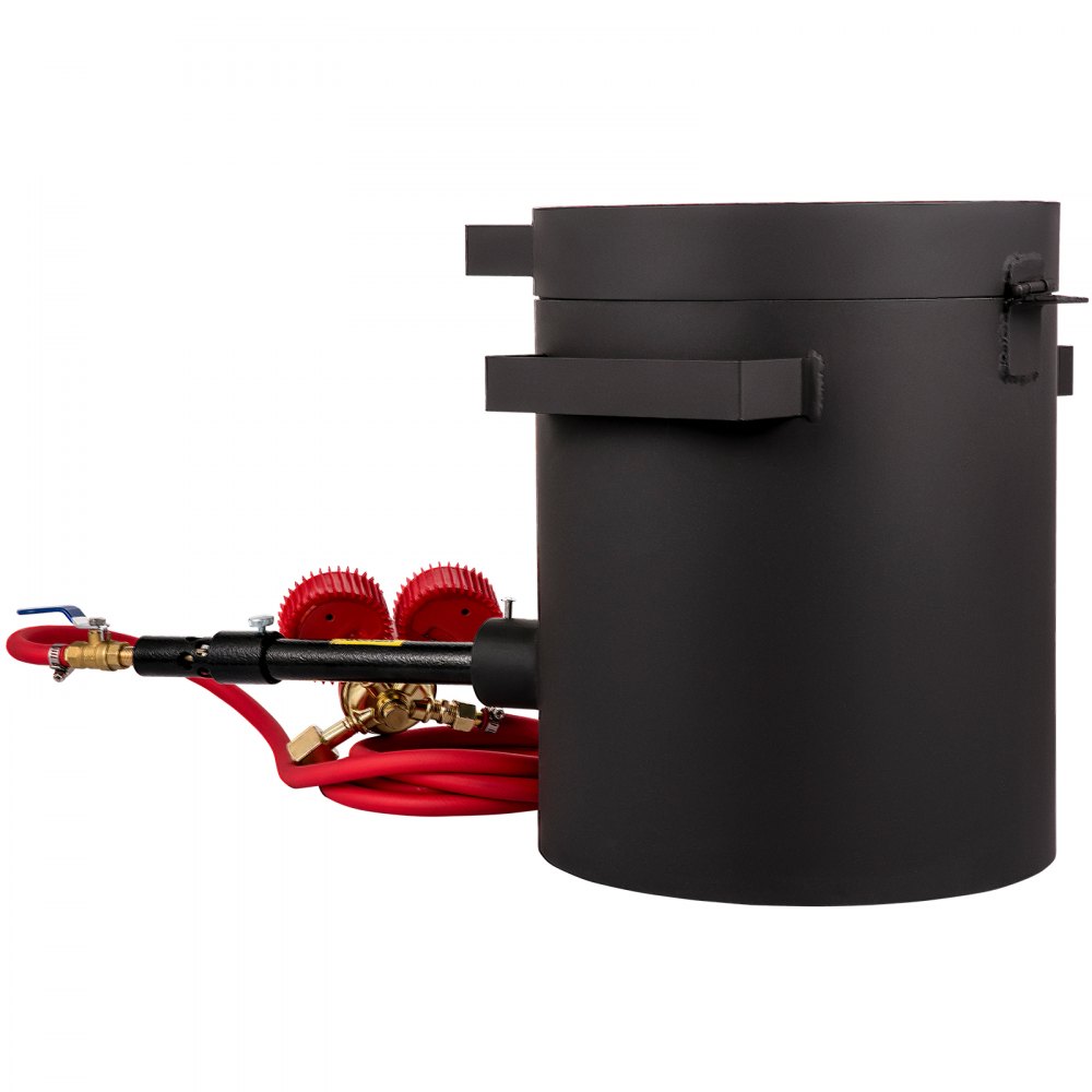 VEVOR Propane Melting Furnace 4KG, 2462°F, Metal Foundry Furnace Kit with Graphite Crucible and Tongs, Casting Melting Smelting Refining Precious Metals Like Gold Silver Aluminum Copper Brass Bronze