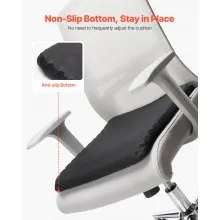 VEVOR Seat Cushion Cooling Gel Seat Chair Cushion for Hips Back Pressure Relief
