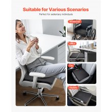 VEVOR Seat Cushion Cooling Gel Seat Chair Cushion for Hips Back Pressure Relief