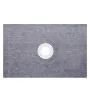 VEVOR Shower Curb Kit, 38\"x60\" Watertight Shower Curb Overlay with 4\" PVC Central Bonding Flange, 4\" Stainless Steel Grate, 2 Cuttable Shower Curb and Trowel, Shower Pan Slope Sticks Fit for Bathr