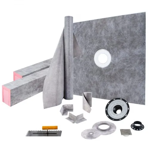 Dušialuse paigalduskomplekt 122x122 cm, kesktrapp