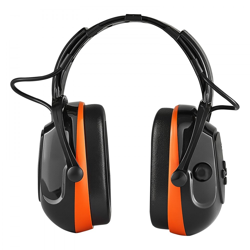 VEVOR Safety Earmuffs, Electronic Ear Muffs with 5.1 Bluetooth Technology Ear Protector, Noise Reduction Headphone NRR23dB, Hearing Protection Earmuffs for Shooting, Manufacturing and Lawn Mowing