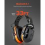 Safety Earmuffs Bluetooth Hearing Protection Ear Muffs Noise Reduction NRR24dB