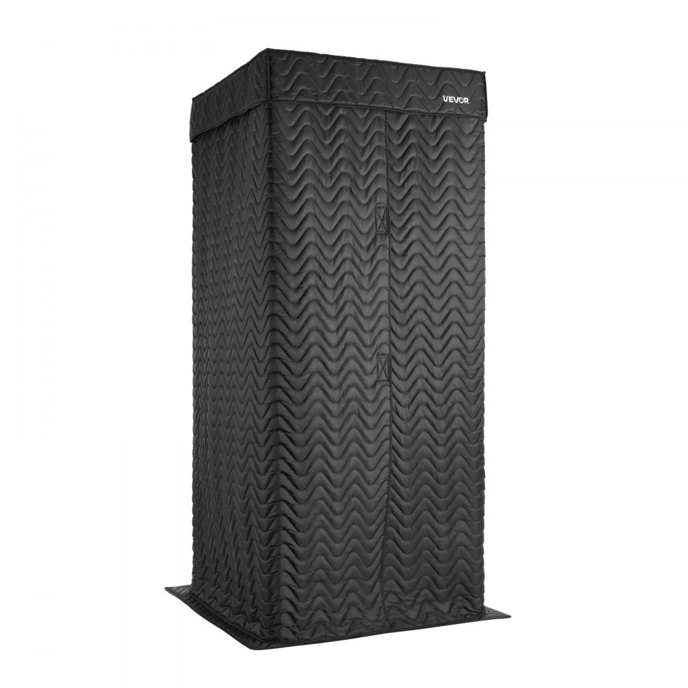 VEVOR Portable Vocal Booth, 200 cm Height, Portable Recording Studio with Travel Bag, Mobile Tablet Stand, Thickened Soundproofing, Sound Isolation Booth for Echo-Free Vocals, Podcasts, Voiceovers