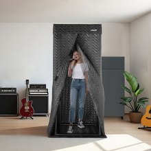 6.56 ft Portable Vocal Booth Recording Booth with Travel Bag for Voiceovers