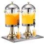 Vevor Juice Dispenser Commercial Juice Dispenser 8l X 2 Hotel Beverage Dispenser