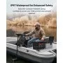 VEVOR 12V 60Ah Dual Purpose LiFePO4 Lithium Battery, 800 CCA Group 24, Lithium-ion Starter Battery Plus Deep Cycle, Built-in Smart BMS, Car Start-Stop, for Automotive, Trolling Motor, Engine Starting