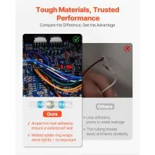 VEVOR 330PCS Heat Shrink Butt Connectors Waterproof Solder Seal Wire Connectors
