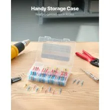 VEVOR 330PCS Heat Shrink Butt Connectors Waterproof Solder Seal Wire Connectors