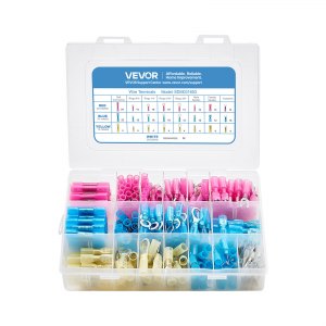 320-Piece Waterproof Heat Shrink Wire Connector Kit - Butt, Ring, Fork, Spade Terminals For Auto & Marine