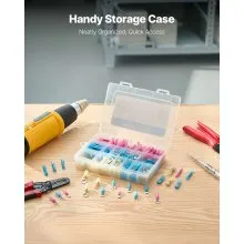VEVOR 320PCS Heat Shrink Wire Connectors Electrical Waterproof Crimp Terminals