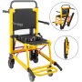 VEVOR EMS Medical Chair Stair Lifting Motorized Climbing Wheelchair Stair Lift Chair Elevator Load Capacity 350 lbs Manual Foldable Crawler 4 Evacuation Chair Ambulance Folding EMS Stair Chair
