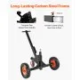 VEVOR Trailer Dolly, 1500lbs Tongue Weight Capacity, 2 in 1 Trailer Mover with 2 in Ball, 16 in Pneumatic Tires and Universal Wheel, Portable Tow Dolly for Moving Car RV Trailer