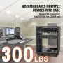 VEVOR 12U AV Rack Stand 226.8 kg Capacity Network Stereo Recording Studio Rack