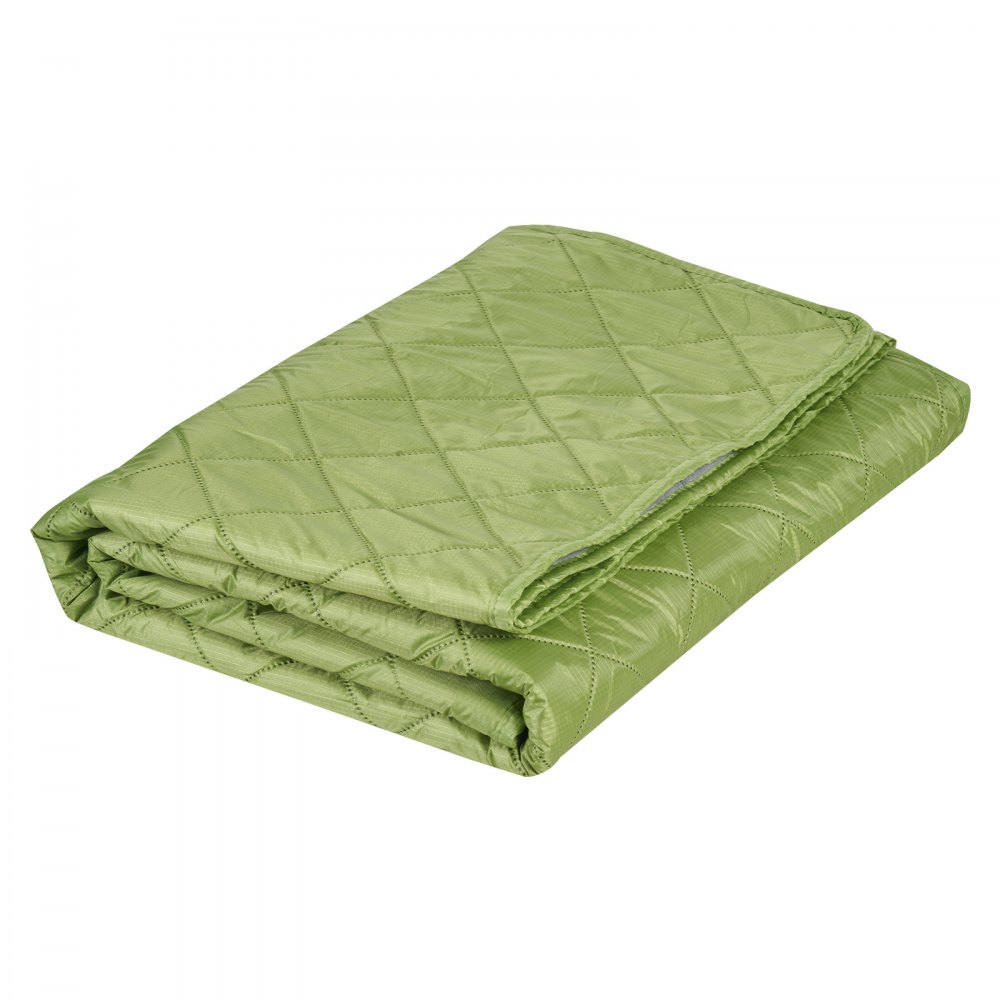 VEVOR Camping Blanket, Large Warm Stadium Blanket, Waterproof & Windproof, 330GSM Polyester Fleece, Flame Retardant, Great for Outdoors, Picnics, Hiking, Sports Events, Travel, 82" x 55", Bicolor