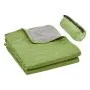VEVOR Camping Blanket, Large Warm Stadium Blanket, Waterproof & Windproof, 330GSM Polyester Fleece, Flame Retardant, Great for Outdoors, Picnics, Hiking, Sports Events, Travel, 82" x 55", Bicolor