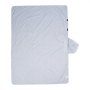 VEVOR Camping Blanket, Large Warm Wearable Stadium Blanket, Waterproof & Windproof, Polyester Fleece, Flame Retardant, Great for Outdoors, Picnics, Hiking, Sports Events, Travel, 79" x 59", Light Grey