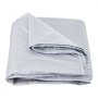 VEVOR Camping Blanket, Large Warm Wearable Stadium Blanket, Waterproof & Windproof, Polyester Fleece, Flame Retardant, Great for Outdoors, Picnics, Hiking, Sports Events, Travel, 79" x 59", Light Grey