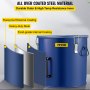 VEVOR Fryer Grease Bucket Oil Disposal Caddy 8 Gal Oil Bucket w/ Lid&Filter Bag