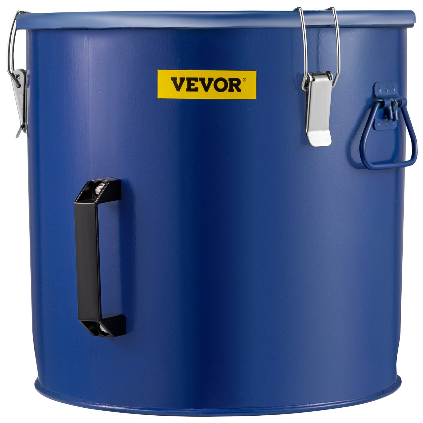 VEVOR Fryer Grease Bucket 8 Gal Oil Disposal Caddy Steel Fryer Oil Bucket w/Rust-proof Coating 30.3L Oil Transport Container w/Lid & Lock Clips Oil Caddy w/Filter Bag For Hot Cooking Oil Filtering