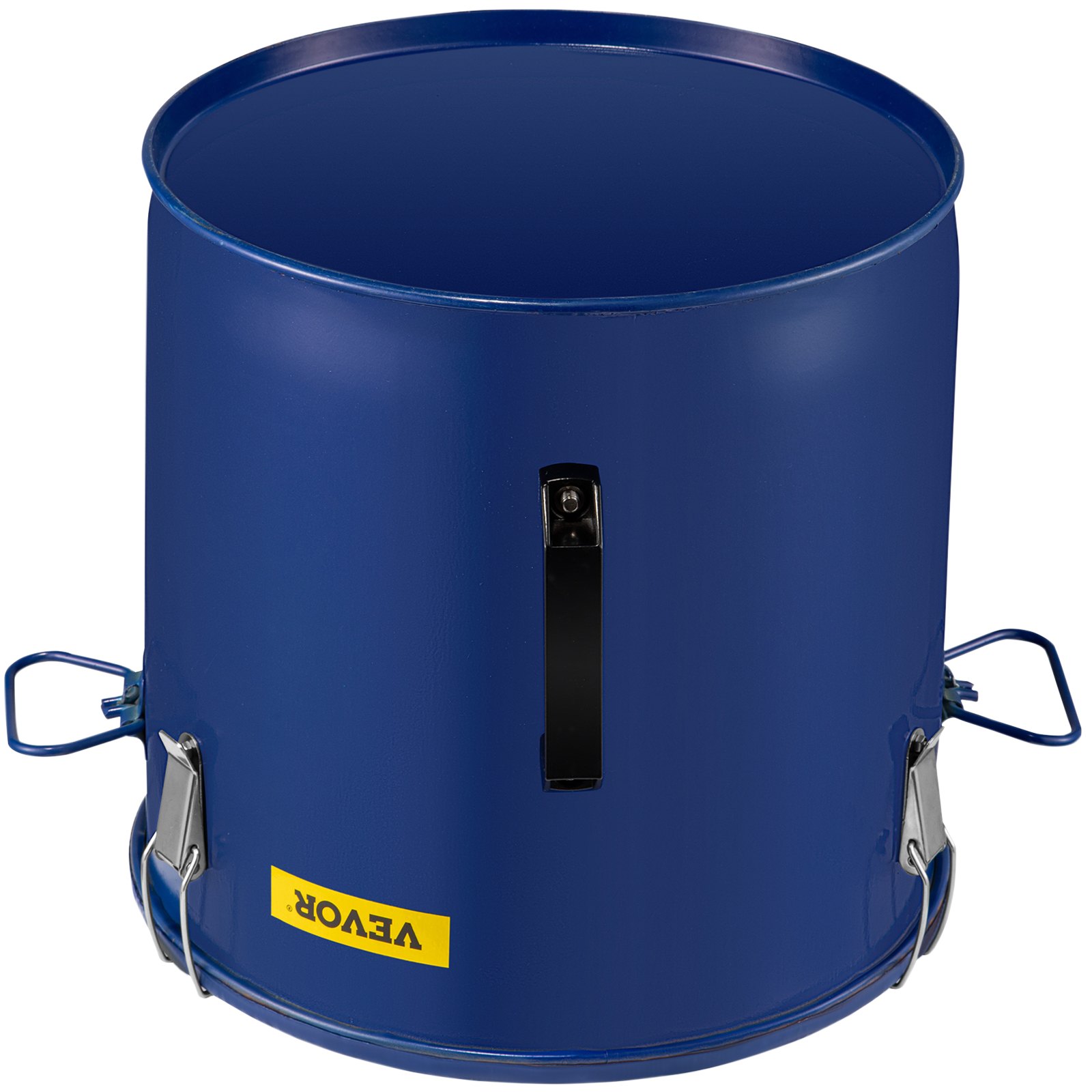 VEVOR Fryer Grease Bucket 8 Gal Oil Disposal Caddy Steel Fryer Oil Bucket w/Rust-proof Coating 30.3L Oil Transport Container w/Lid & Lock Clips Oil Caddy w/Filter Bag For Hot Cooking Oil Filtering
