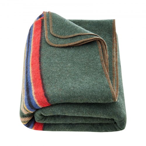 thumbnail image 2 of Wool Blend Warm Blanket - 64x84 Inch Multipurpose Outdoor Indoor Use 2 of 10