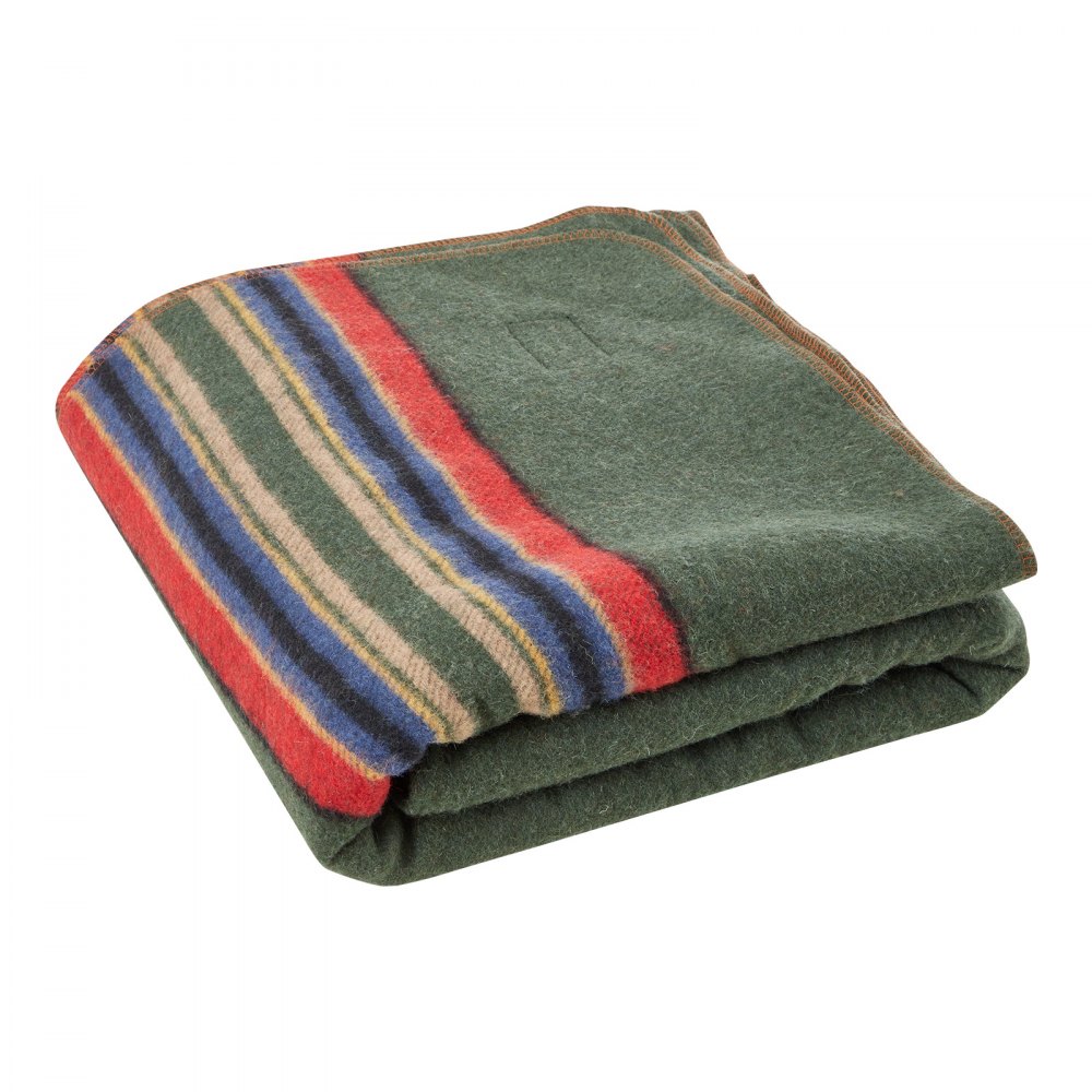 VEVOR Wool Camping Blanket 1,62x2,23 m (64" x 88") Warm for Camping Hiking Travel Texture