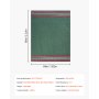 VEVOR Wool Camping Blanket 1,62x2,23 m (64" x 88") Warm for Camping Hiking Travel Texture