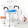 VEVOR 400lbs Shower Chair Bath Stool Seat Height Adjustable for Bathtub Shower