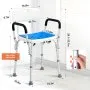 400lbs Shower Chair Bath Stool Seat Height Adjustable for Bathtub Shower