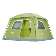 Tienda de campaña VEVOR, 10 x 9 x 6,5 pies para 6 personas, tienda de campaña ligera impermeable para mochileros, fácil instalación, con puerta y ventana, para camping familiar al aire libre, senderismo, caza, viajes de montañismo