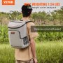VEVOR Cooler Backpack, 28 latas Backpack Cooler a prueba de fugas, impermeable con aislamiento de mochila Cooler, ligero bolso de playa con acolchado para hombros y bolsillo de malla para senderismo, camping, barbacoa, gris